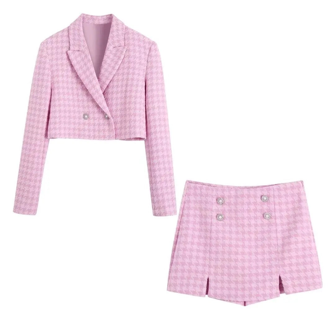 Veronica Blazer and Skirt Set