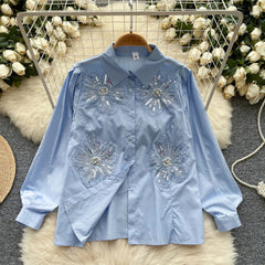 Floral Embellish Shirts