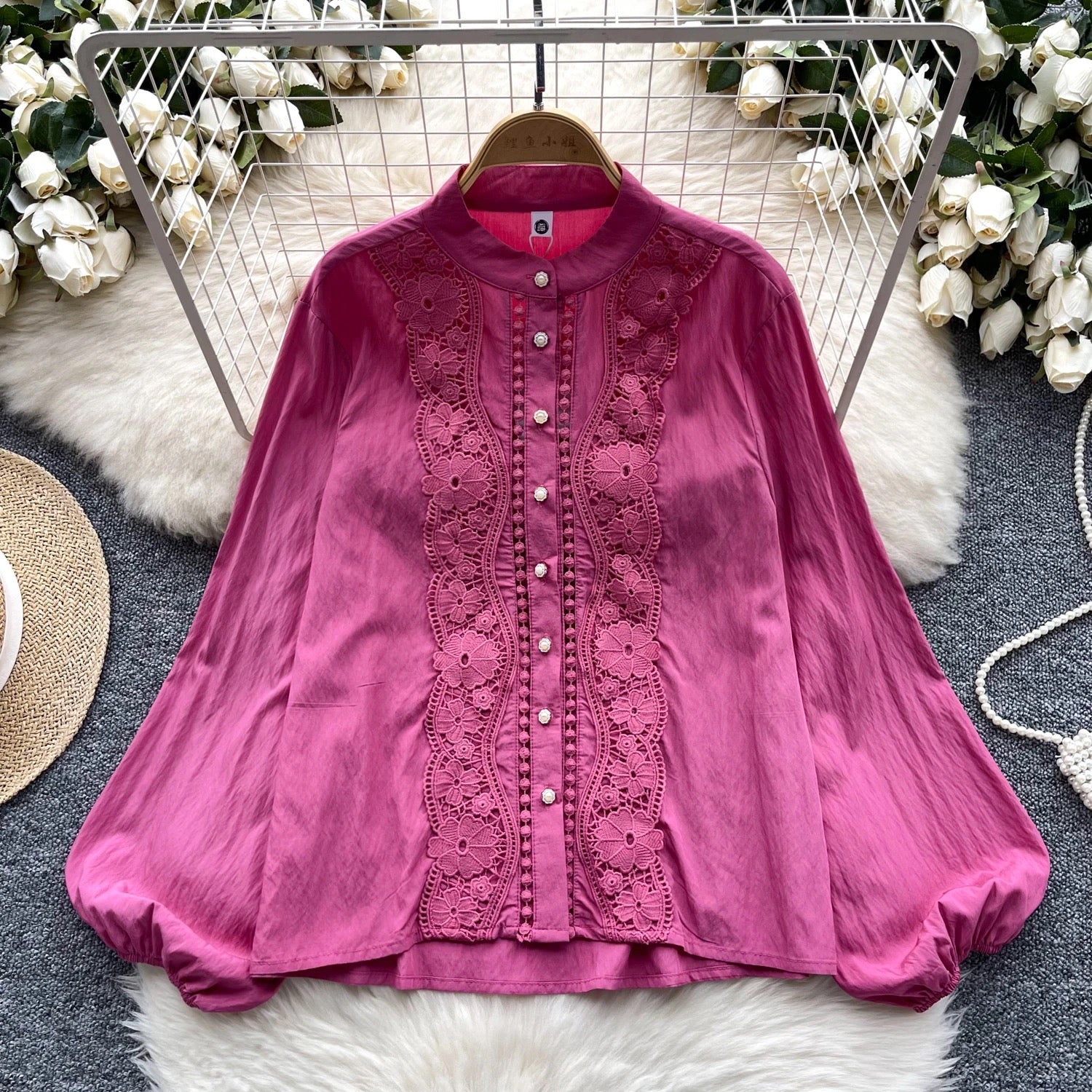 Vintage Lace Elegance Top