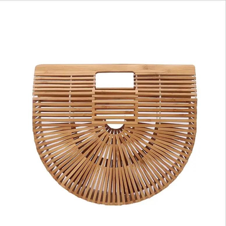 Cairo Bamboo Wooden Bag - Label Frenesi Fashion