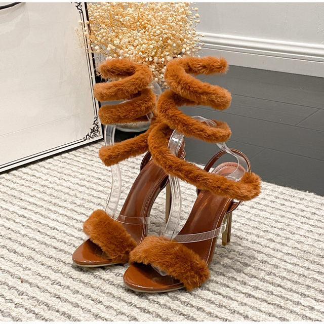 Gogo Fur Heels - Label Frenesi Fashion