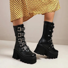 Maxim Chunky Boots - Label Frenesi Fashion