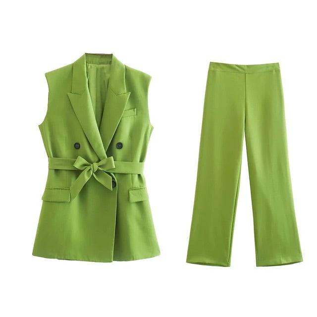 Monet Tailored Blazer & Pants Set - Label Frenesi Fashion