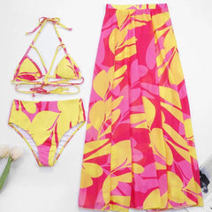 Mykos Swimwear with Sarong - Label Frenesi Fashion