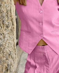 Nolan Vest & Pants Set - Label Frenesi Fashion