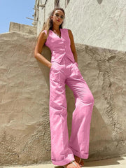 Nolan Vest & Pants Set - Label Frenesi Fashion