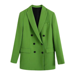 Polly Green Blazer & Pants Set - Label Frenesi Fashion