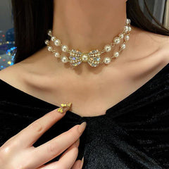 Belle Pearl Choker Necklace - Label Frenesi Fashion