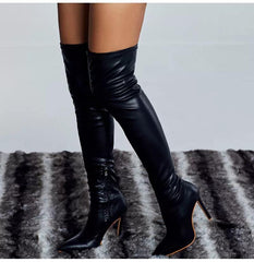 Black High Boots - Label Frenesi Fashion