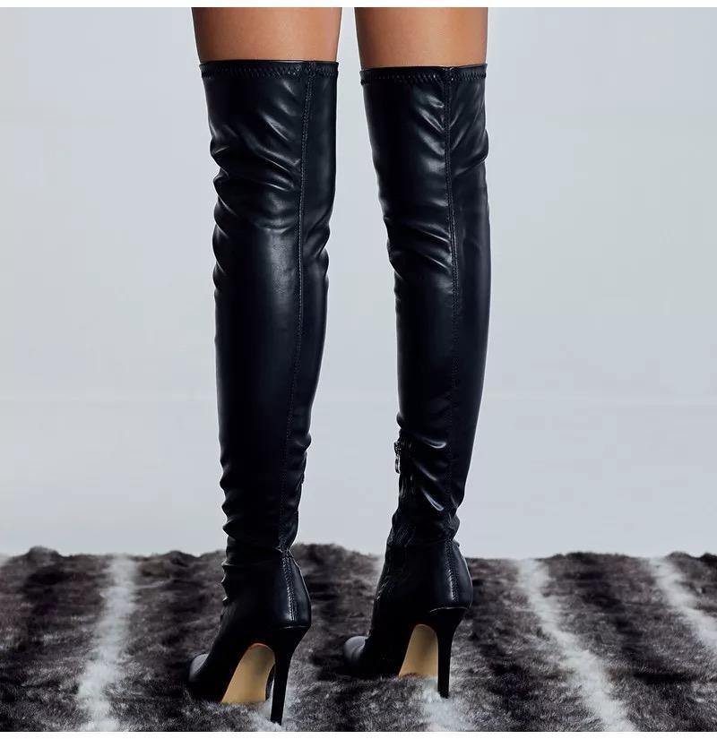 Black High Boots - Label Frenesi Fashion