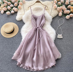 Blush Organza Dress - Label Frenesi Fashion
