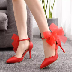 Bow Jill Heels - Label Frenesi Fashion