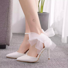 Bow Jill Heels - Label Frenesi Fashion