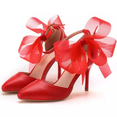 Bow Jill Heels - Label Frenesi Fashion