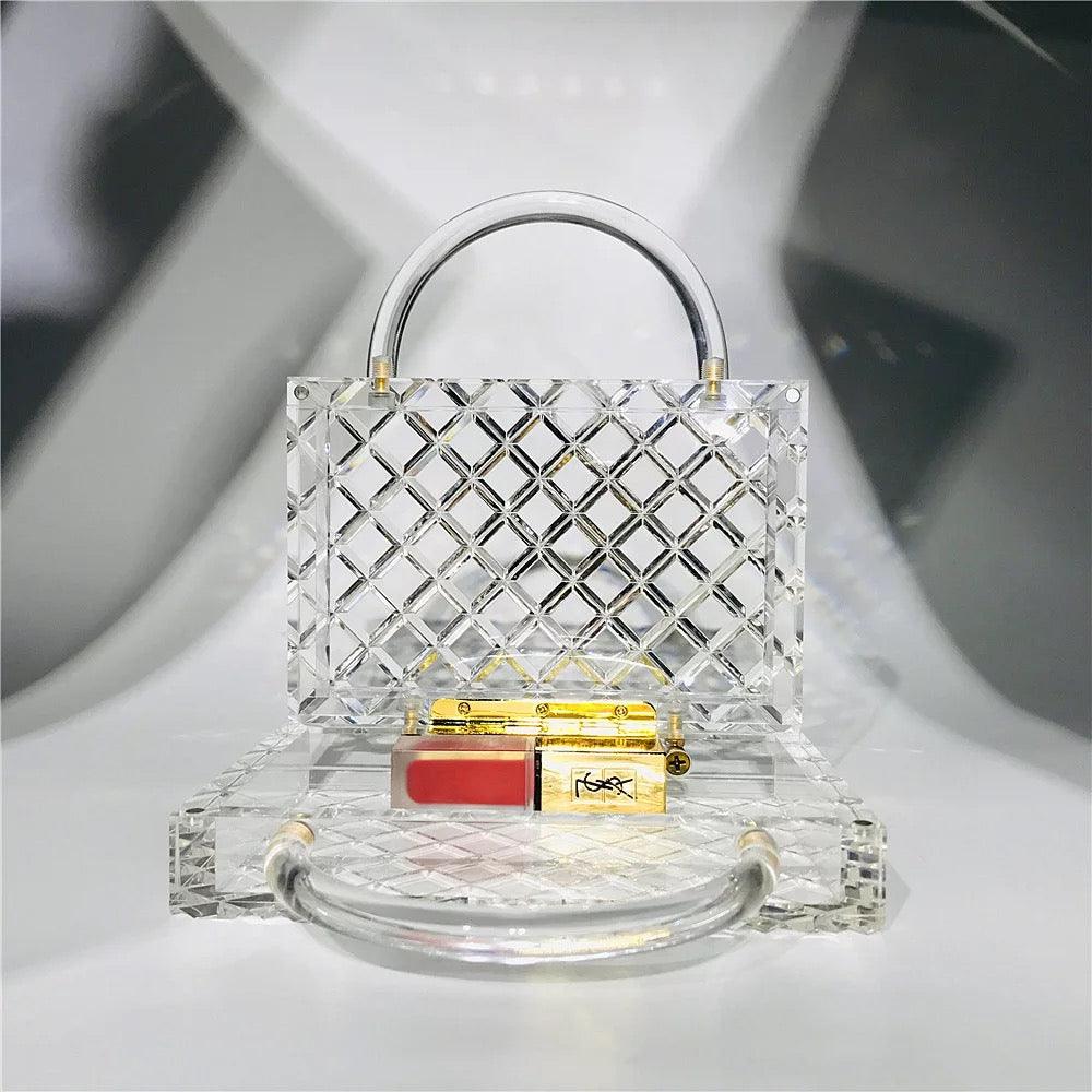 Crystal Transparent handbag - Label Frenesi Fashion