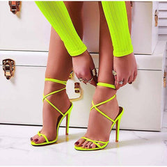 Dakota Tie Up Heels - Label Frenesi Fashion