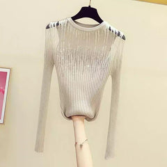 Embellish Sweater Top - Label Frenesi Fashion