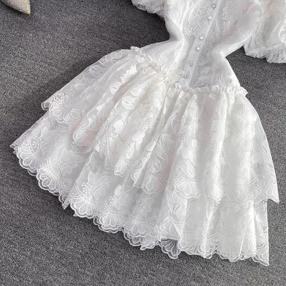 Fairy White Dress - Label Frenesi Fashion