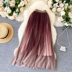 Felicia Ombre Skirt - Label Frenesi Fashion