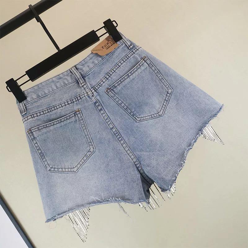 Fringe Denim Shorts - Label Frenesi Fashion