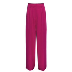 Hailey Pink Wide Pants - Label Frenesi Fashion