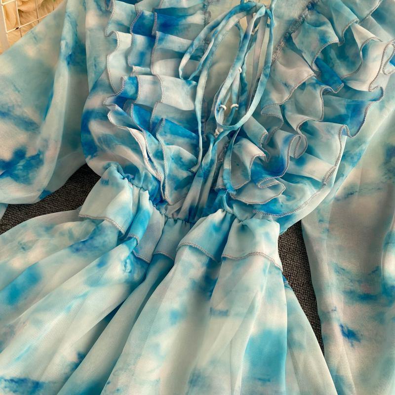 Hailey Tie & Dye Dress - Label Frenesi Fashion