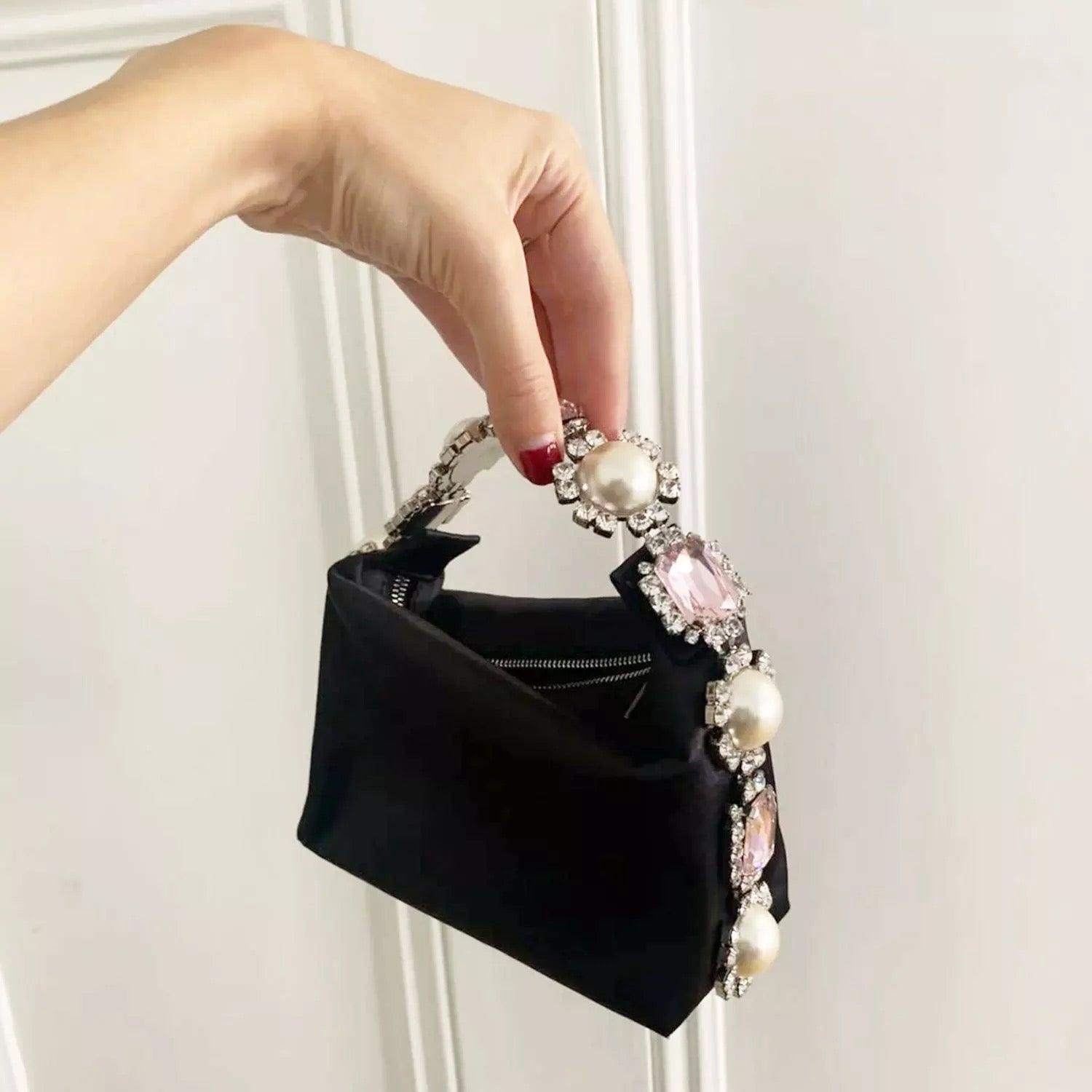 Jill Rhinestone handbag - Label Frenesi Fashion
