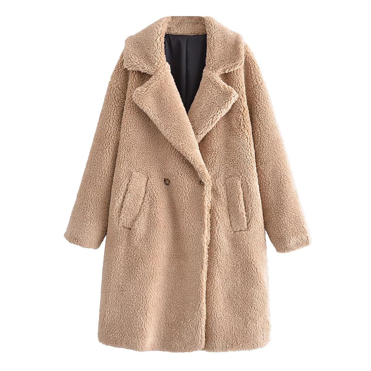 Jolene Furry Overcoat - Label Frenesi Fashion