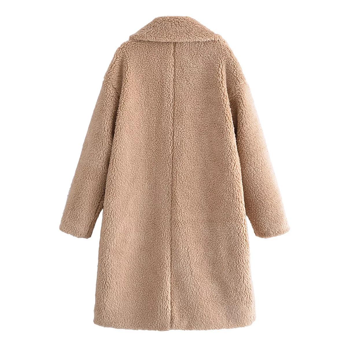 Jolene Furry Overcoat - Label Frenesi Fashion