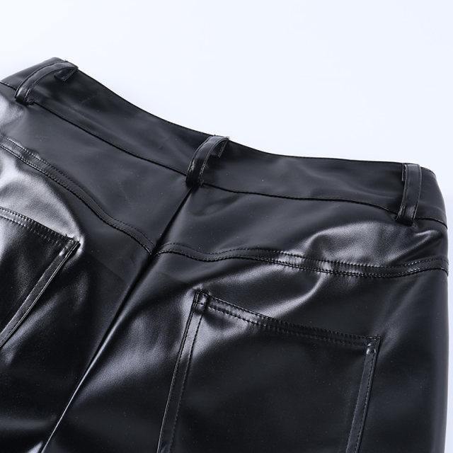 Judas PU Leather Pants - Label Frenesi Fashion