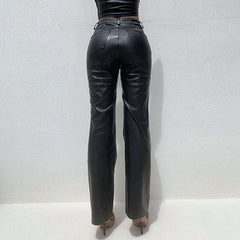 Judas PU Leather Pants - Label Frenesi Fashion