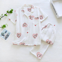 Kawai Cotton Nightsuit - Label Frenesi Fashion