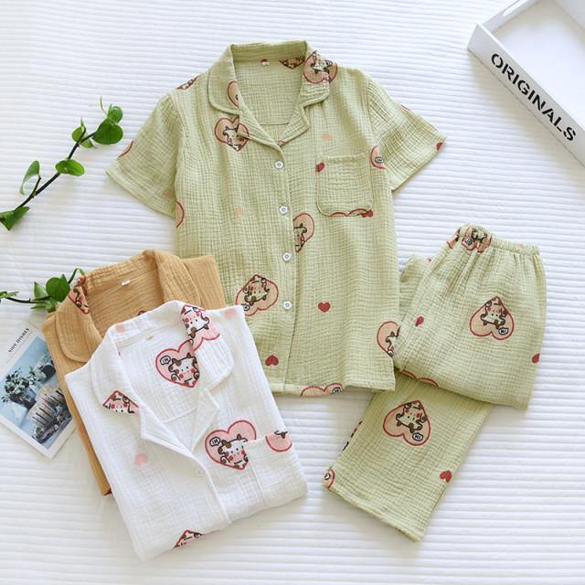 Kawai Cotton Nightsuit - Label Frenesi Fashion