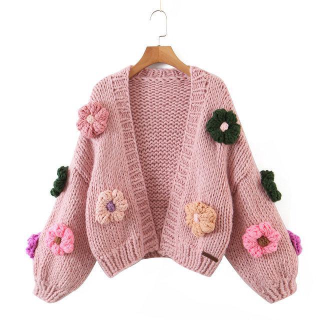 Kawai Floral Sweaters - Label Frenesi Fashion