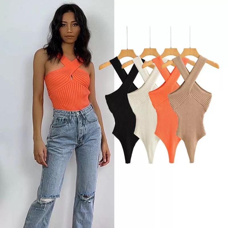 Kylie Ribbed Bodysuit - Label Frenesi Fashion