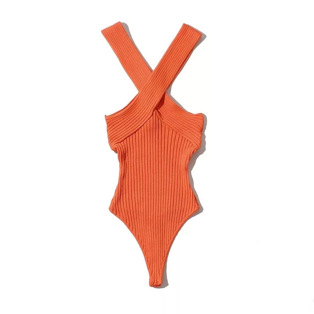 Kylie Ribbed Bodysuit - Label Frenesi Fashion