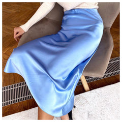 Laralee Satin Skirts - Label Frenesi Fashion