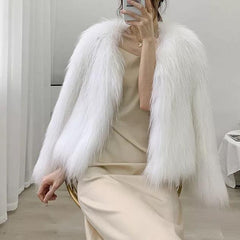 Lola Fur Coat Jacket - Label Frenesi Fashion