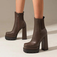 Lola Platform Boots - Label Frenesi Fashion