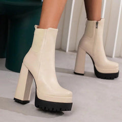 Lola Platform Boots - Label Frenesi Fashion