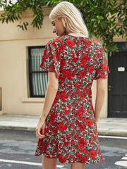 Lori Floral Dress - Label Frenesi Fashion