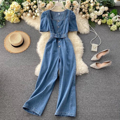 Markus Denim Jumpsuit - Label Frenesi Fashion