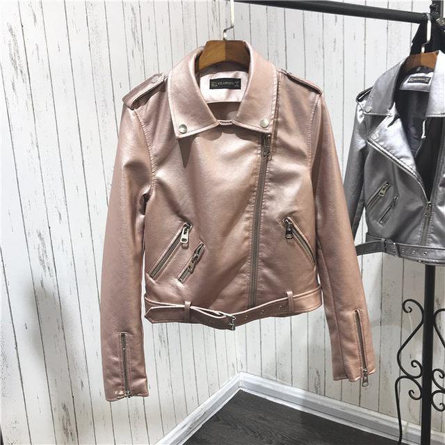 Metallic PU leather Jackets - Label Frenesi Fashion