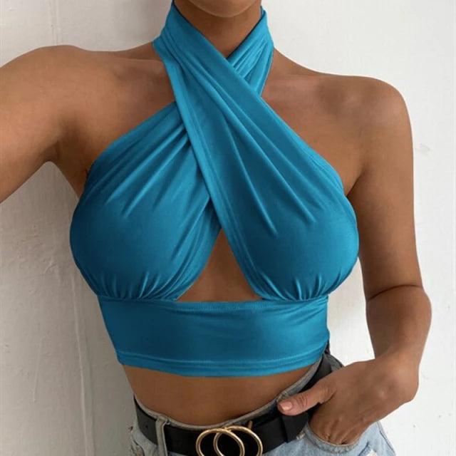 Miami Halter Top - Label Frenesi Fashion