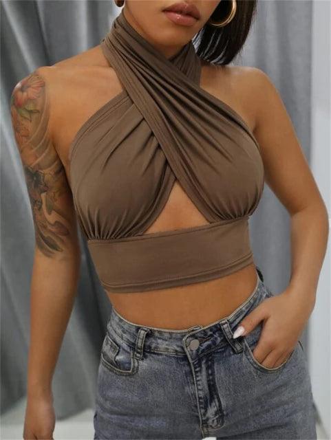 Miami Halter Top - Label Frenesi Fashion