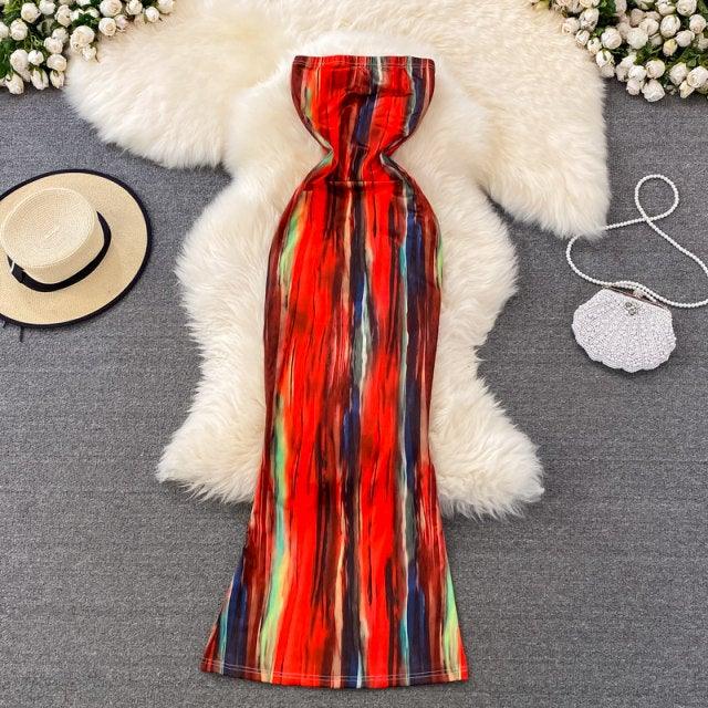 Miami Tube Maxi Dress - Label Frenesi Fashion