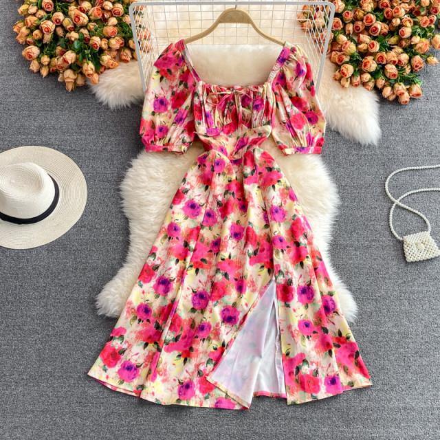 Nary Floral Dress - Label Frenesi Fashion