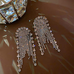 Nina Crystal Earrings - Label Frenesi Fashion