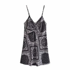 Paisley Printed Dress - Label Frenesi Fashion