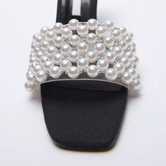 Pearl Heels - Label Frenesi Fashion